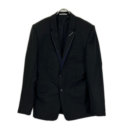 Dior HOMME ディオールオム クリスヴァンアッシュ期 833C241Y3500 ブラック×ネイビー ナローラペル シングルジャケット ジャケット