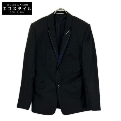 Dior HOMME ディオールオム クリスヴァンアッシュ期 833C241Y3500 ブラック×ネイビー ナローラペル シングルジャケット ジャケット
