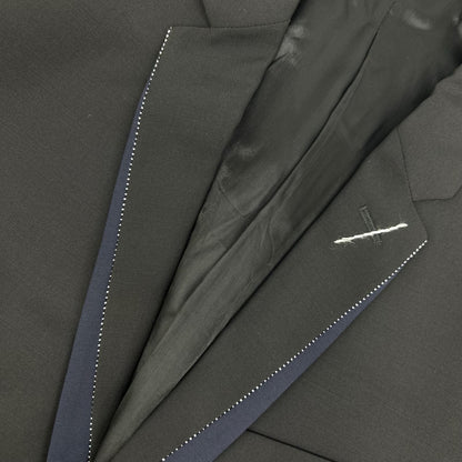 Dior HOMME ディオールオム クリスヴァンアッシュ期 833C241Y3500 ブラック×ネイビー ナローラペル シングルジャケット ジャケット