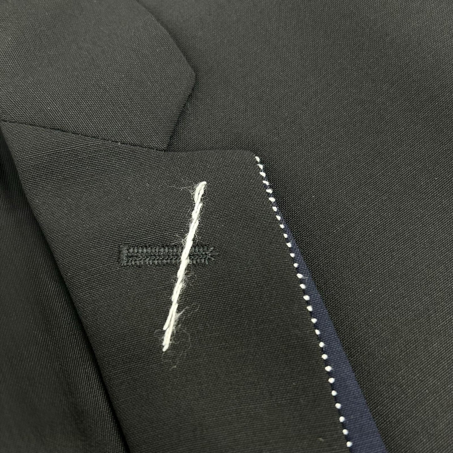 Dior HOMME ディオールオム クリスヴァンアッシュ期 833C241Y3500 ブラック×ネイビー ナローラペル シングルジャケット ジャケット
