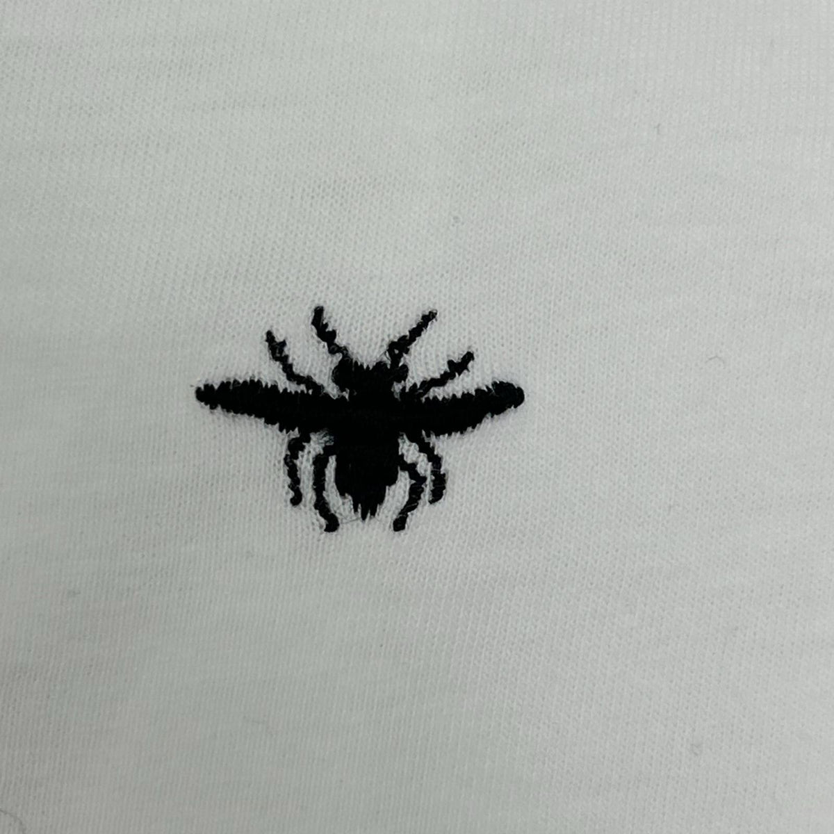 Dior HOMME Chris Van Assche Era 863J626B0446 White Bee Embroidery Cut-and-Sew Top