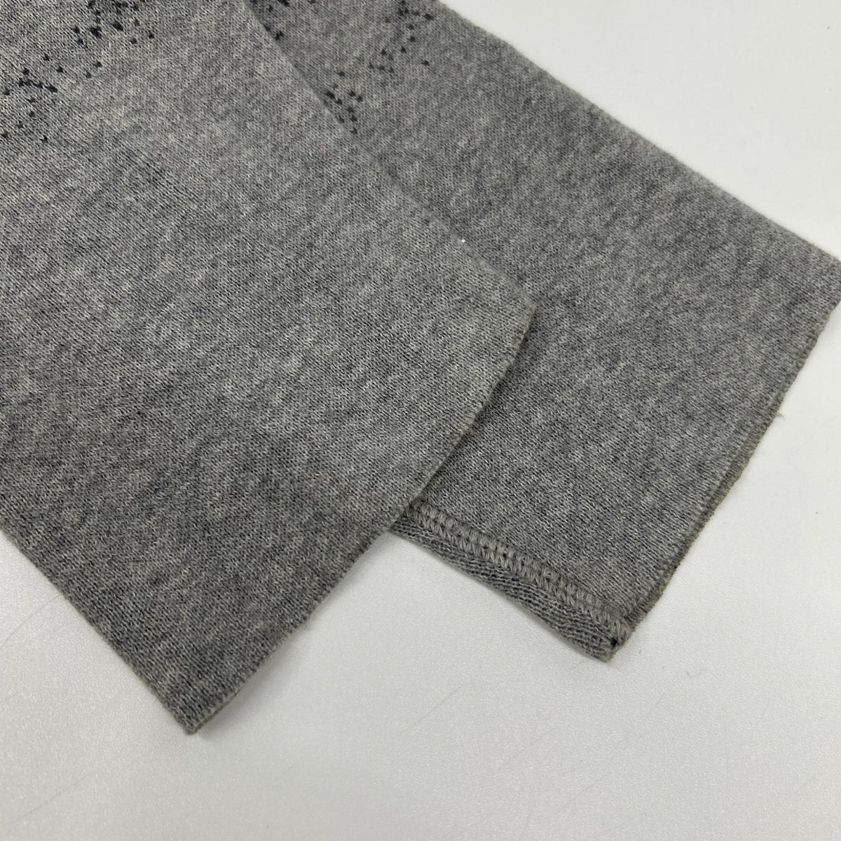 lucien pellat-finet ルシアンペラフィネ グレー カシミヤ混 カスレボーダー バックスカル ジップパーカ トップス