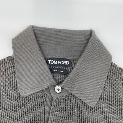 TOM FORD トムフォード BPD99 TFK132 カーキ ニットポロシャツ トップス