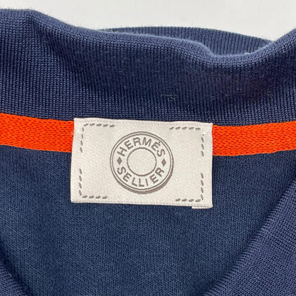 HERMES エルメス セリエ ネイビー ポロシャツ トップス