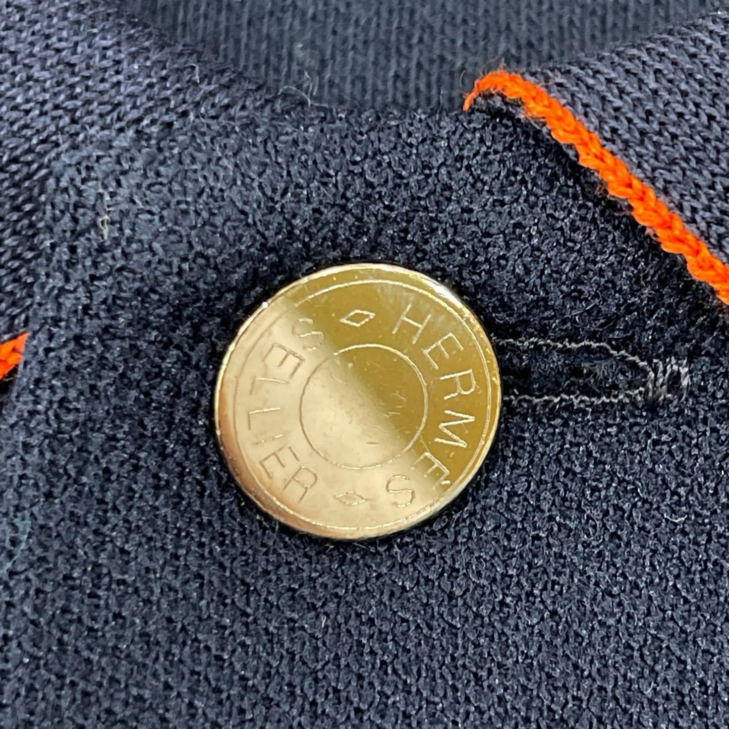 HERMES エルメス セリエ ネイビー ポロシャツ トップス