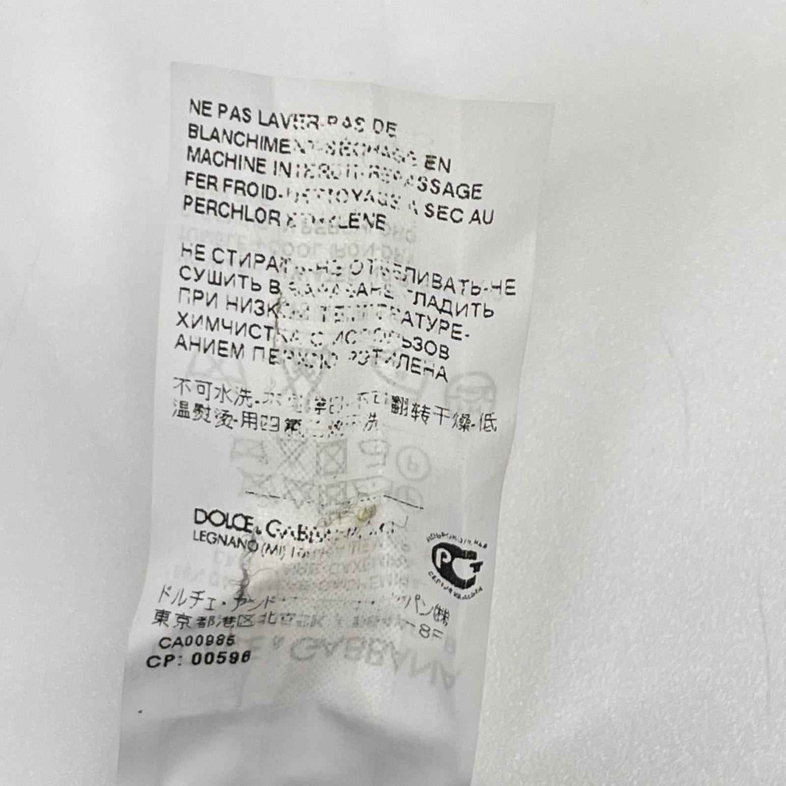 DOLCE&GABBANA ドルチェアンドガッバーナ GN055K ブラック×ホワイト ボーダー カシミヤニット トップス
