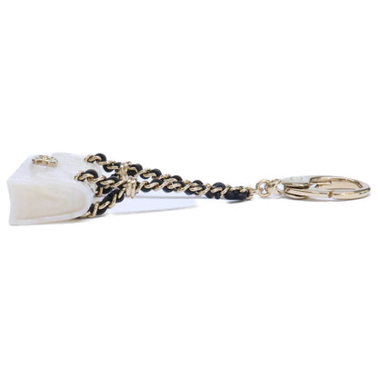 CHANEL シャネル 美品 B23C マトラッセ バッグチャーム キーホルダー