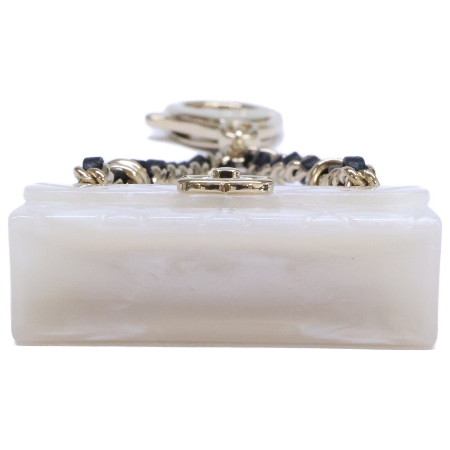 CHANEL シャネル 美品 B23C マトラッセ バッグチャーム キーホルダー