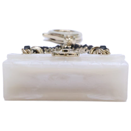 CHANEL シャネル 美品 B23C マトラッセ バッグチャーム キーホルダー