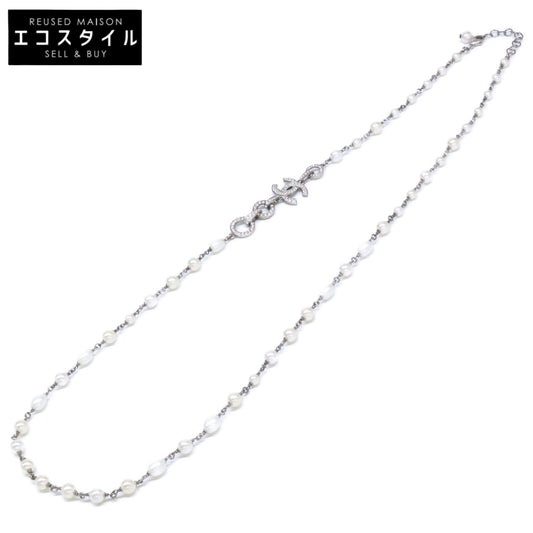 CHANEL シャネル I20S ラインストーンココマーク バロックパールネックレス ネックレス