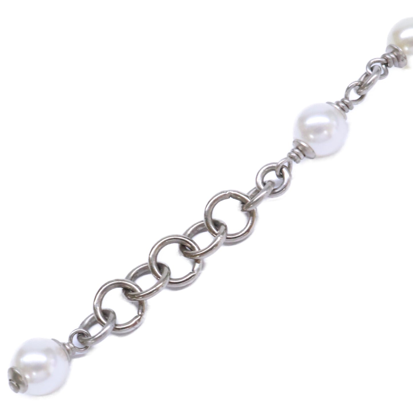 CHANEL シャネル 美品 C20S ラインストーンココマーク チェーン ブレスレット