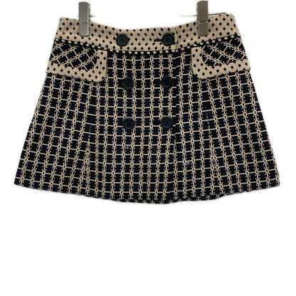 LOUIS VUITTON ルイヴィトン RW102A ダブルボタン 総柄 ミニスカート スカート