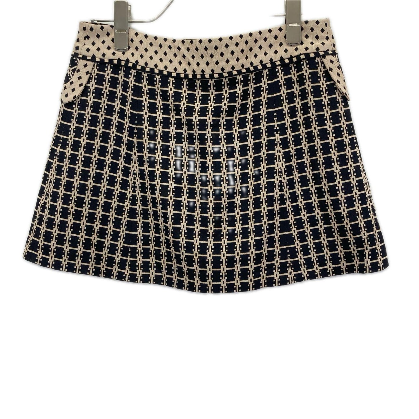 LOUIS VUITTON ルイヴィトン RW102A ダブルボタン 総柄 ミニスカート スカート