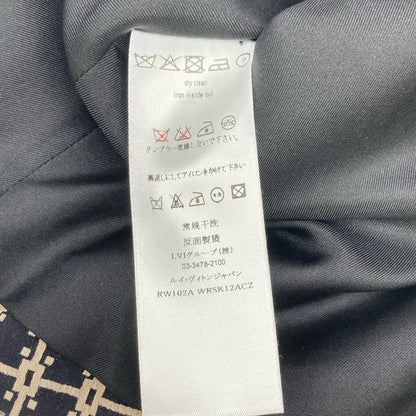LOUIS VUITTON ルイヴィトン RW102A ダブルボタン 総柄 ミニスカート スカート