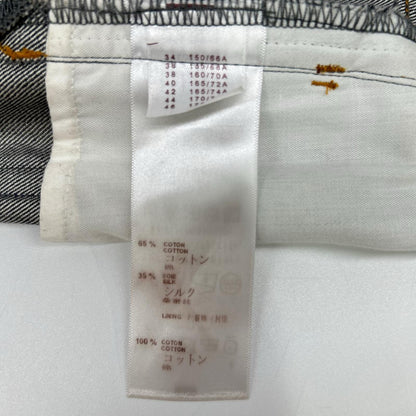 LOUIS VUITTON ルイヴィトン RW141W シルク混 デニム ミニスカート スカート