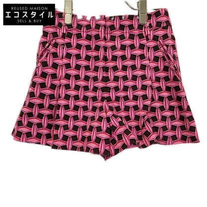 LOUIS VUITTON ルイヴィトン RW131W ピンク 総プリント ストレッチ ショーツ ボトムス