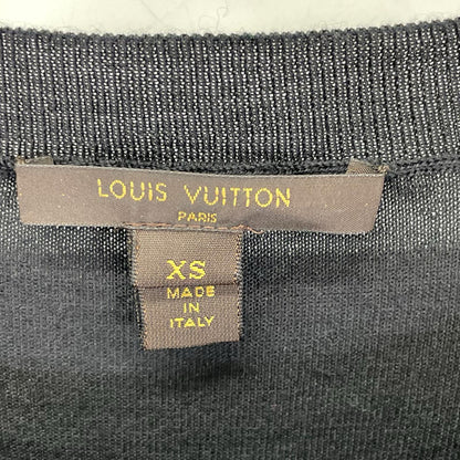 LOUIS VUITTON ルイヴィトン RW152A ブラック 袖リボン ハイゲージニット トップス