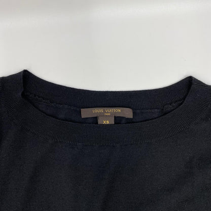 LOUIS VUITTON ルイヴィトン RW152A ブラック 袖リボン ハイゲージニット トップス
