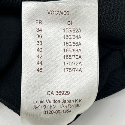 LOUIS VUITTON ルイヴィトン RW162W ブラック モノグラムレース ノースリーブワンピース ワンピース