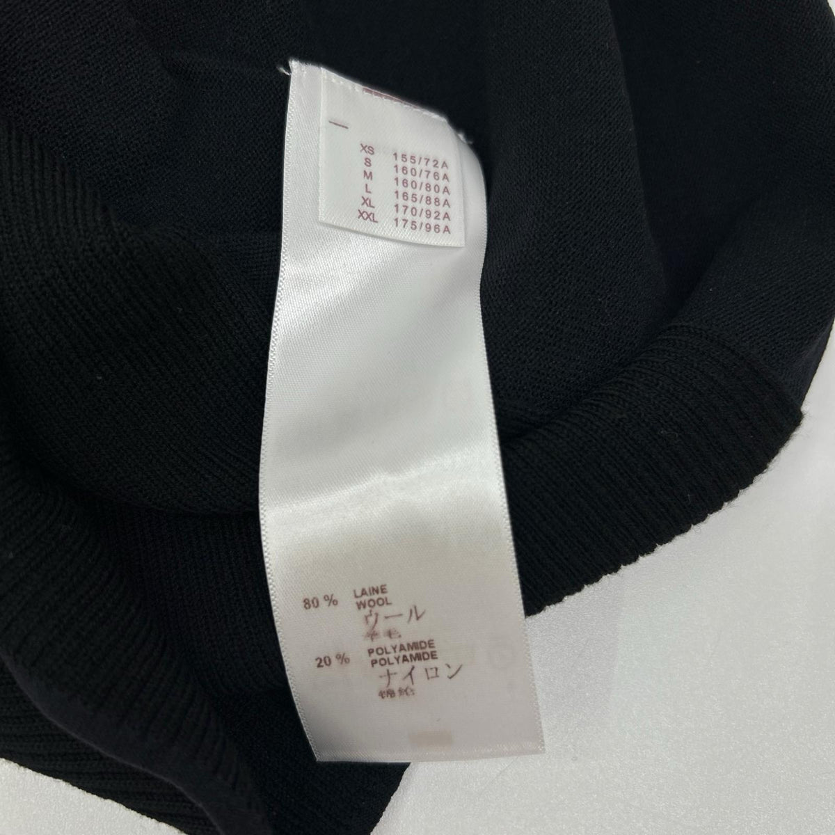 LOUIS VUITTON ルイヴィトン RW152A ブラック ノースリーブリブカットソー トップス