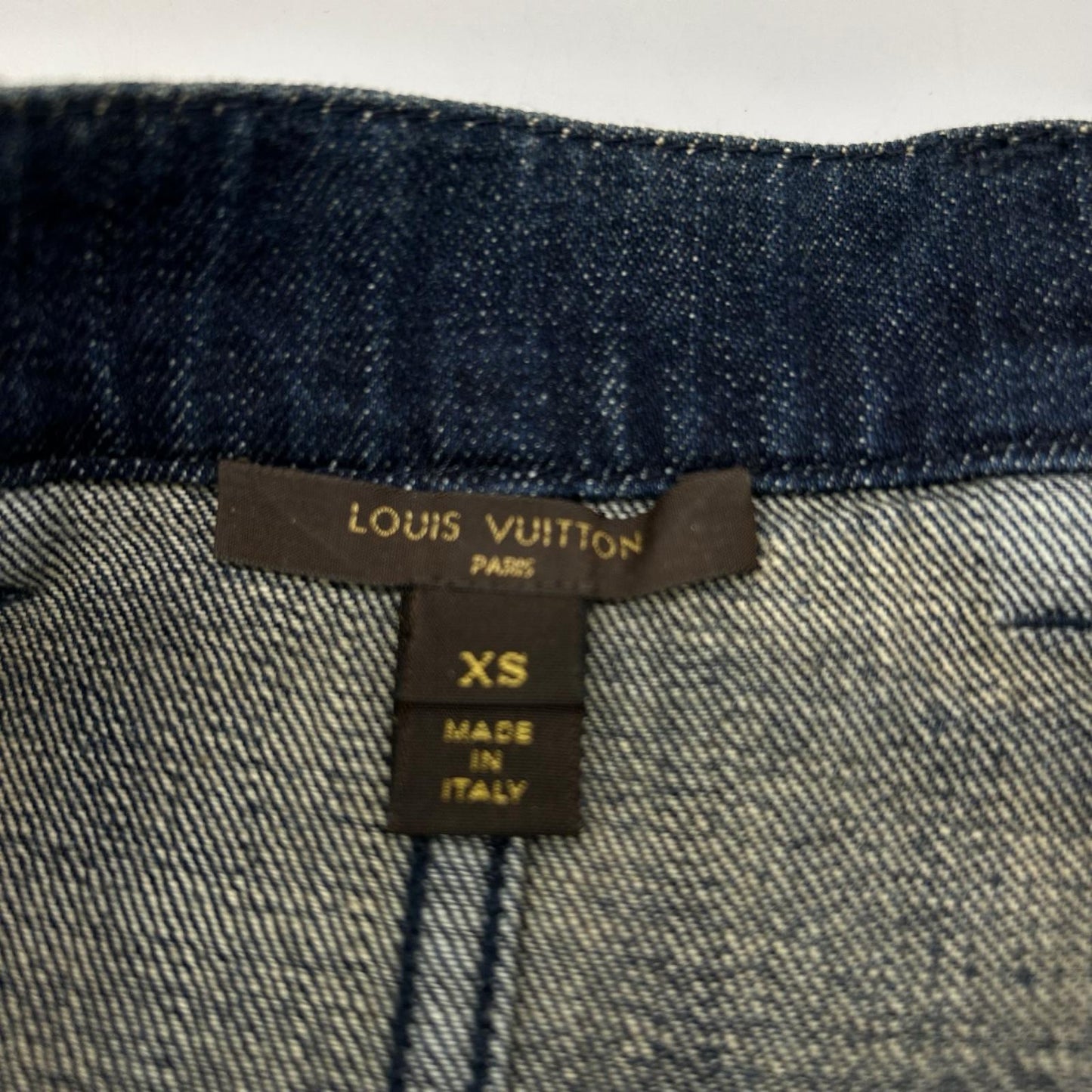 LOUIS VUITTON ルイヴィトン RW131W スウェットドッキングデニムスカート スカート