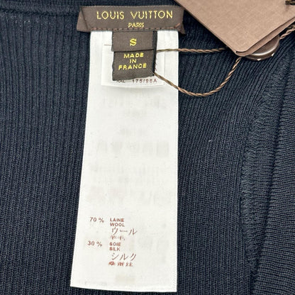 LOUIS VUITTON ルイヴィトン RW141W ブラック ノースリーブニットタンク トップス