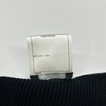CHANEL シャネル P51180 ブラック ノースリーブ リブニットワンピース ワンピース