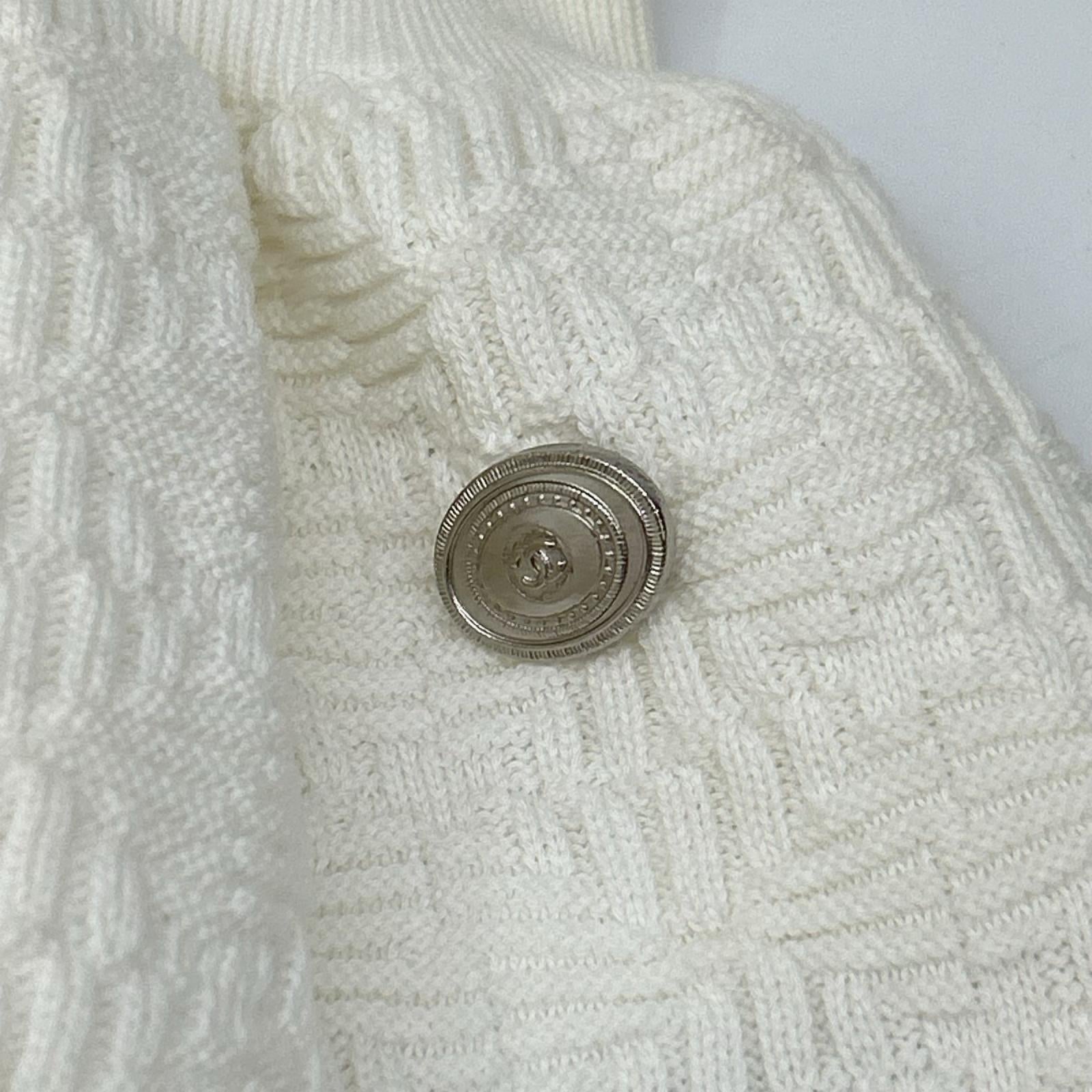 CHANEL シャネル P47912 ホワイト ココマーク ハイウエストニットスカート スカート