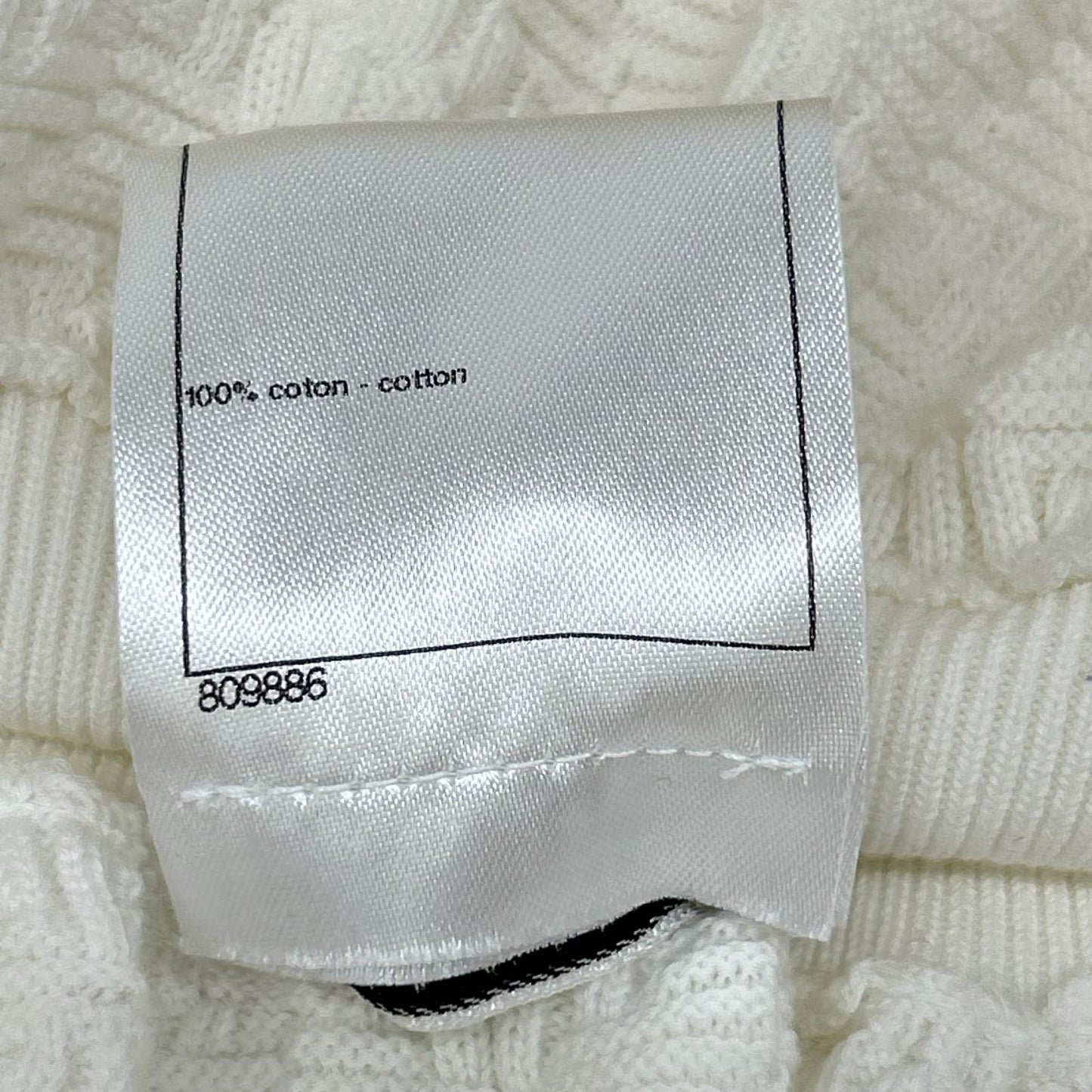 CHANEL シャネル P47912 ホワイト ココマーク ハイウエストニットスカート スカート