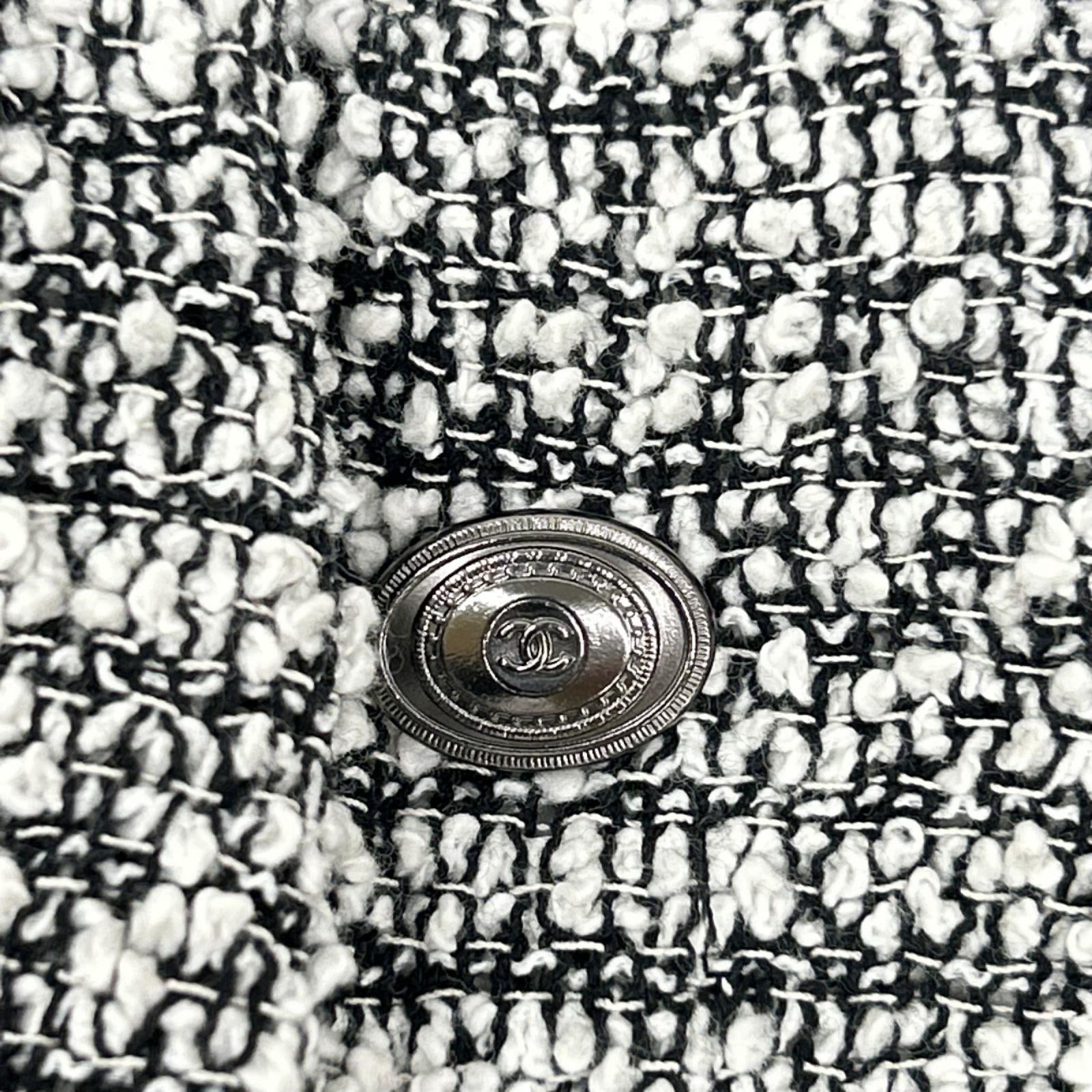 CHANEL シャネル P47714 ココマーク ツイードキャミトップス トップス