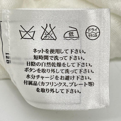 CHANEL シャネル P50933 ホワイト カメリアコサージュ ノースリーブニット トップス