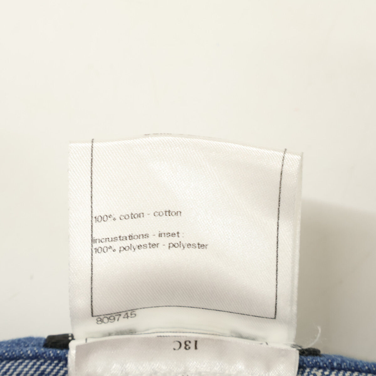 CHANEL シャネル 【美品/国内正規】P47802W05474 ココマークリベット シアーストライプ デニム ショートパンツ ボトムス