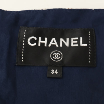CHANEL シャネル 【美品/国内正規】P60819V46163 ココマーク刺繍 ホルターネック ワンピース