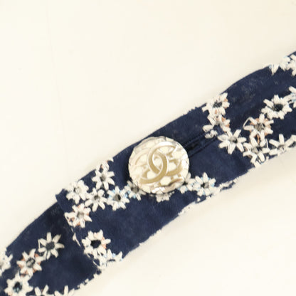 CHANEL シャネル 【美品/国内正規】P60819V46163 ココマーク刺繍 ホルターネック ワンピース