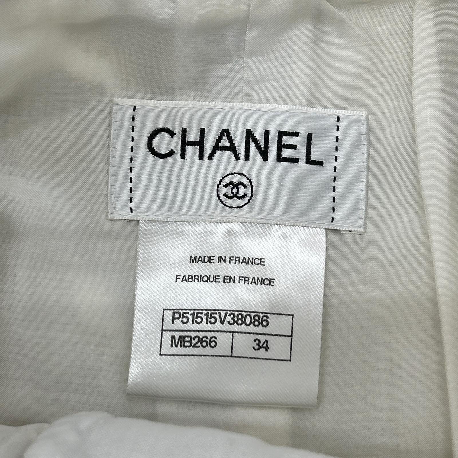 CHANEL シャネル P51515 ココマークボタン 総フラワーデザイン ショーツ ボトムス