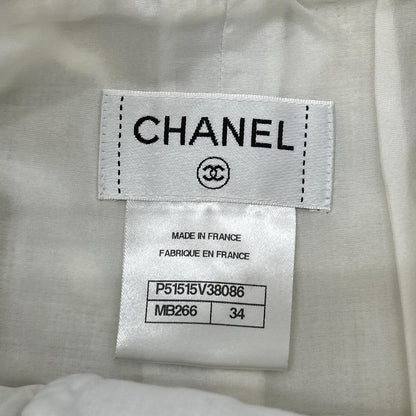 CHANEL シャネル P51515 ココマークボタン 総フラワーデザイン ショーツ ボトムス