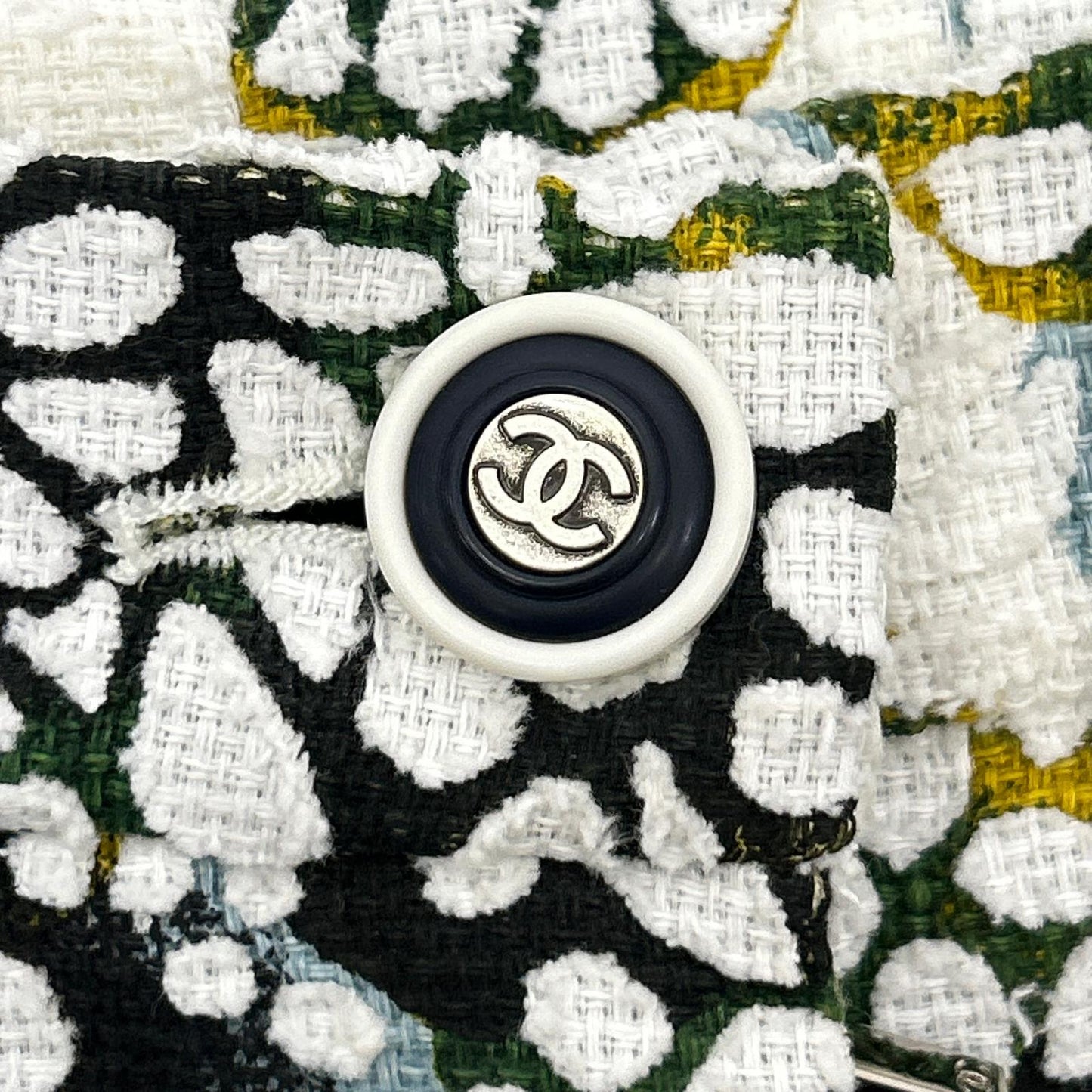 CHANEL シャネル P51515 ココマークボタン 総フラワーデザイン ショーツ ボトムス