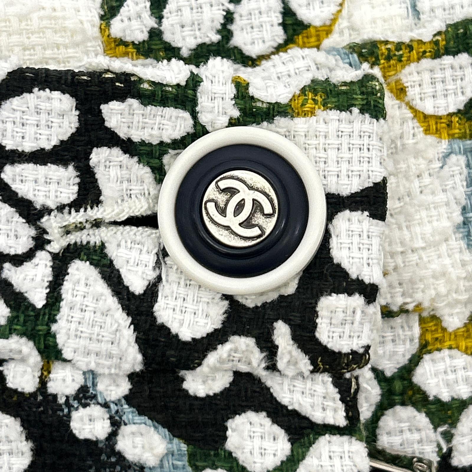 CHANEL シャネル P51515 ココマークボタン 総フラワーデザイン ショーツ ボトムス