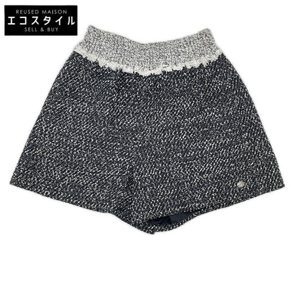 CHANEL シャネル P47854 ココマーク ウエストゴム ツイードショーツ ボトムス