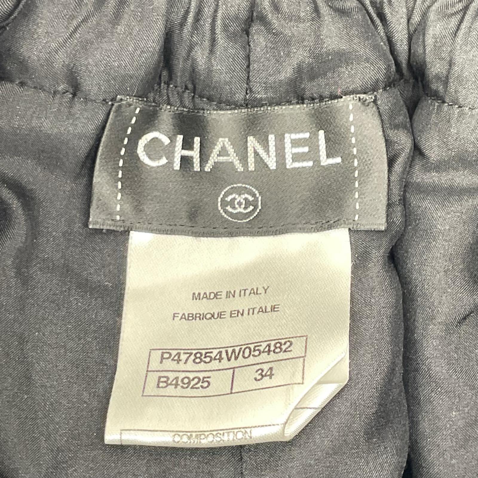 CHANEL シャネル P47854 ココマーク ウエストゴム ツイードショーツ ボトムス
