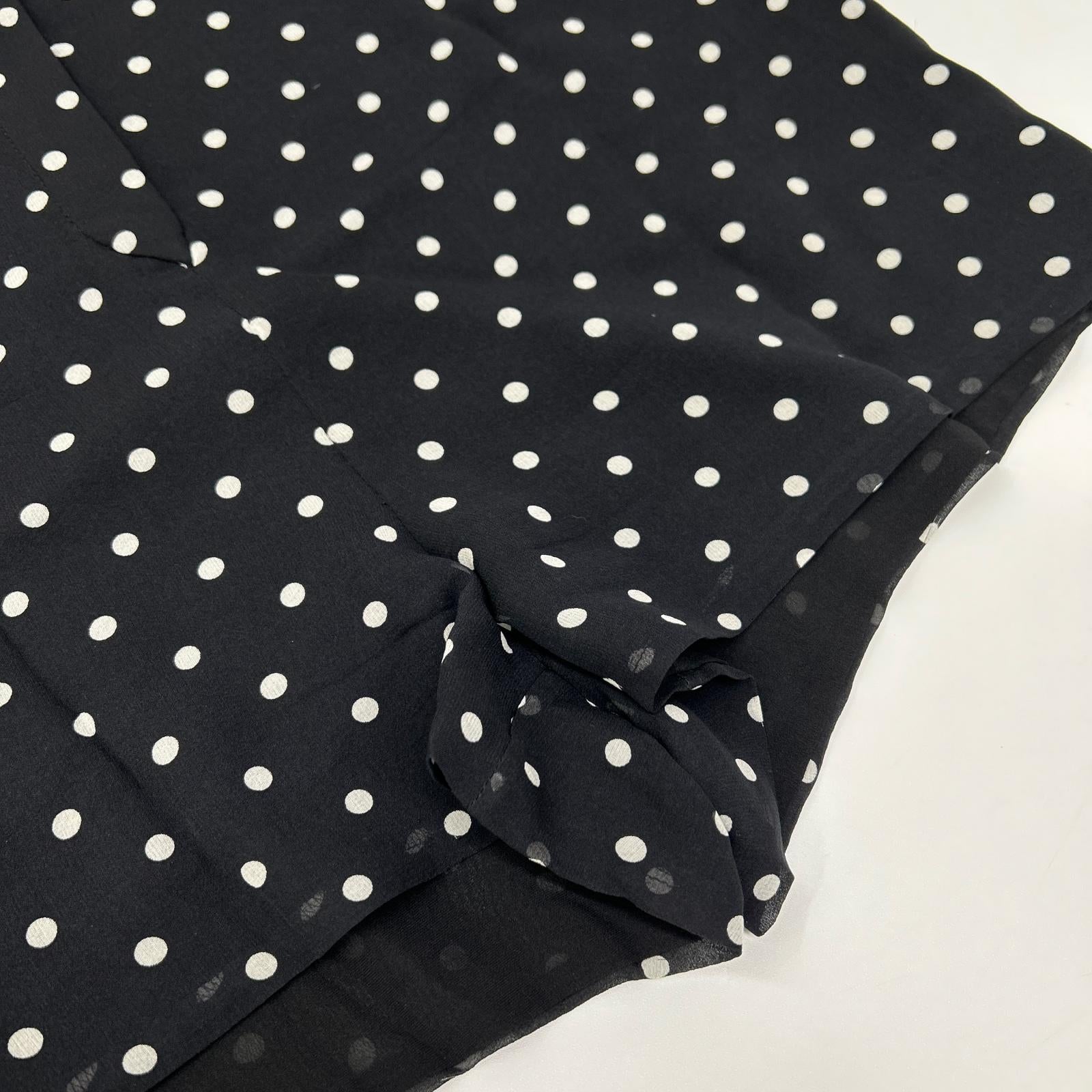 Christian Dior クリスチャンディオール 8E21020A1680 Bee刺繍 シルク ドット オールインワン オーバーオール オールインワン