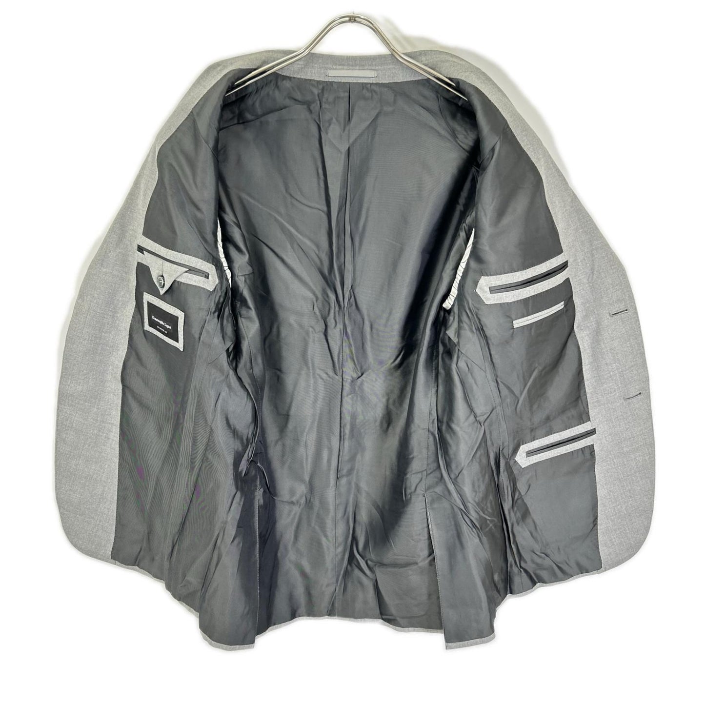 Ermenegildo Zegna エルメネジルドゼニア 622518 Milano Easy グレー セットアップスーツ スーツ セットアップ