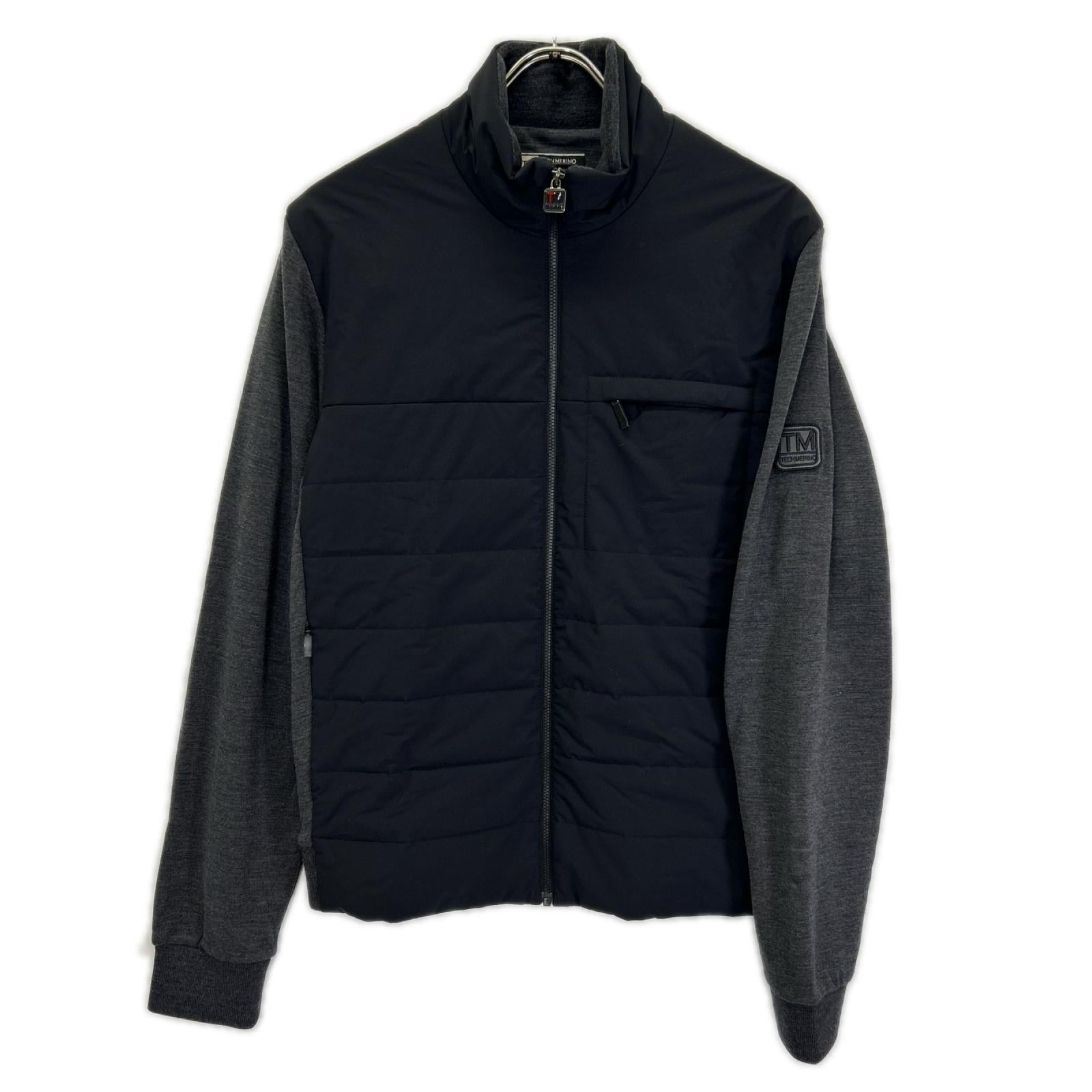 Z Zegna ジーゼニア TECHMERINO グレー 中綿 スタンドカラー ジップアップジャケット ジャケット