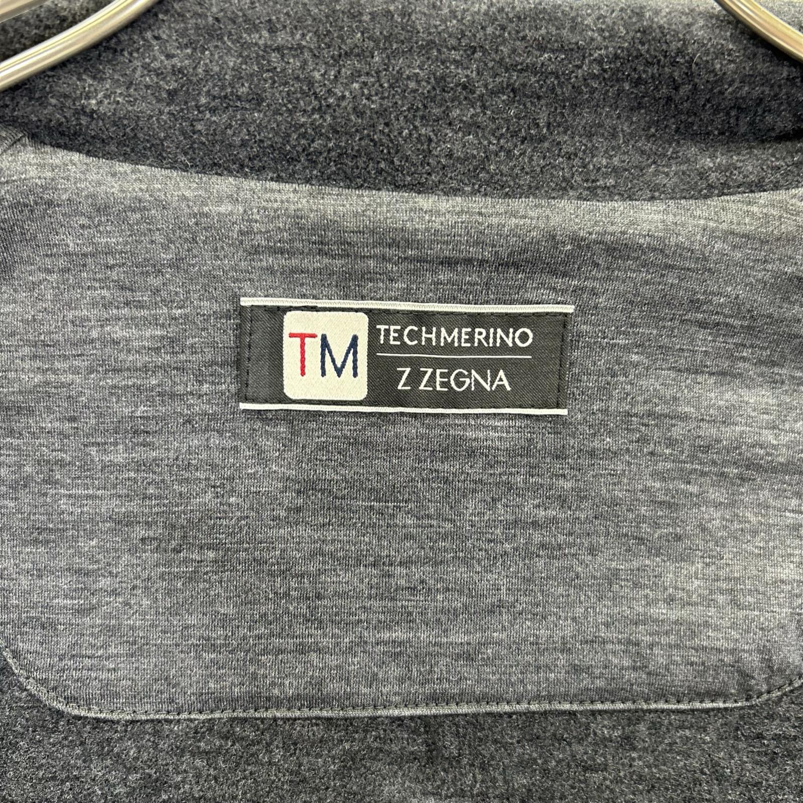Z Zegna ジーゼニア TECHMERINO グレー 中綿 スタンドカラー ジップアップジャケット ジャケット