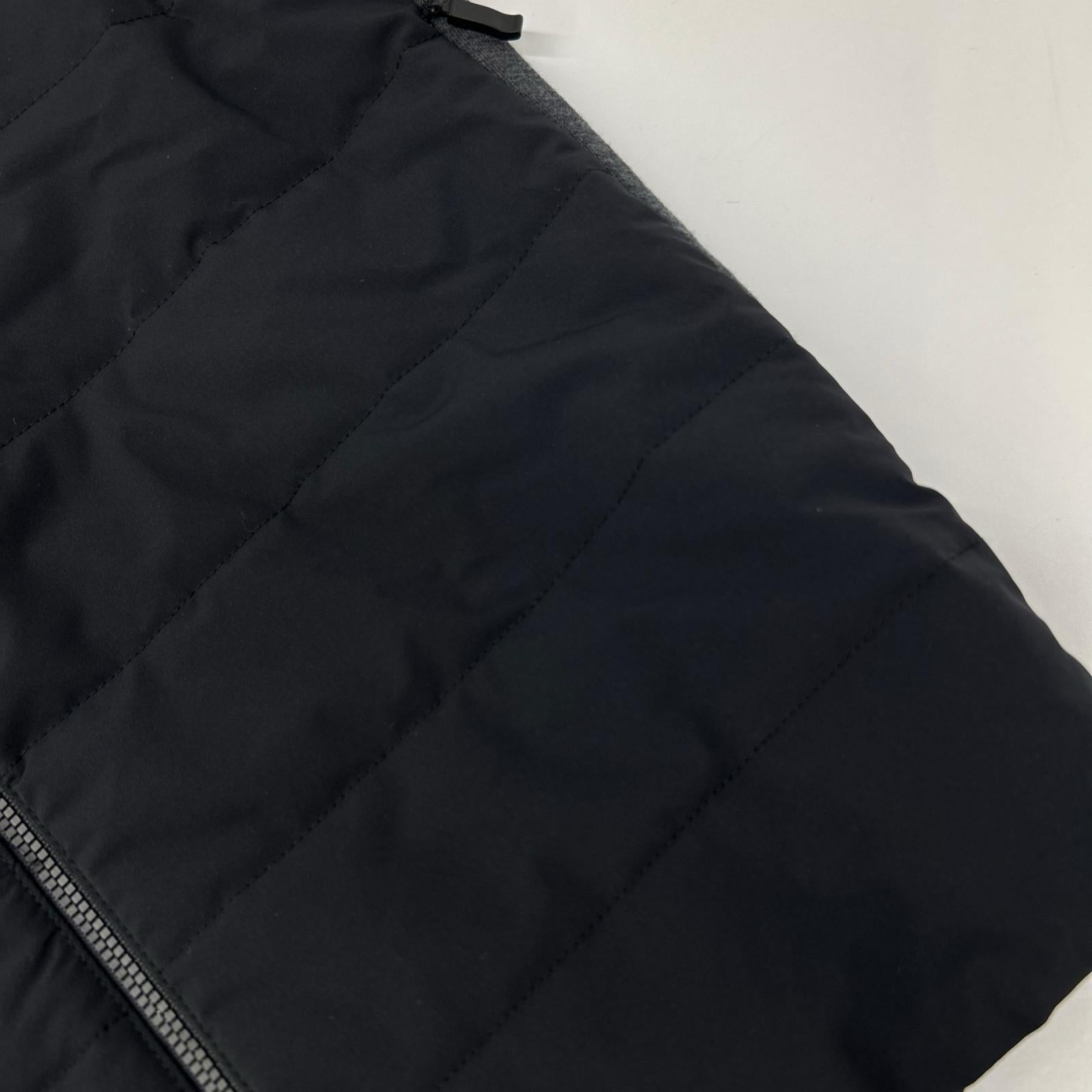 Z Zegna ジーゼニア TECHMERINO グレー 中綿 スタンドカラー ジップアップジャケット ジャケット