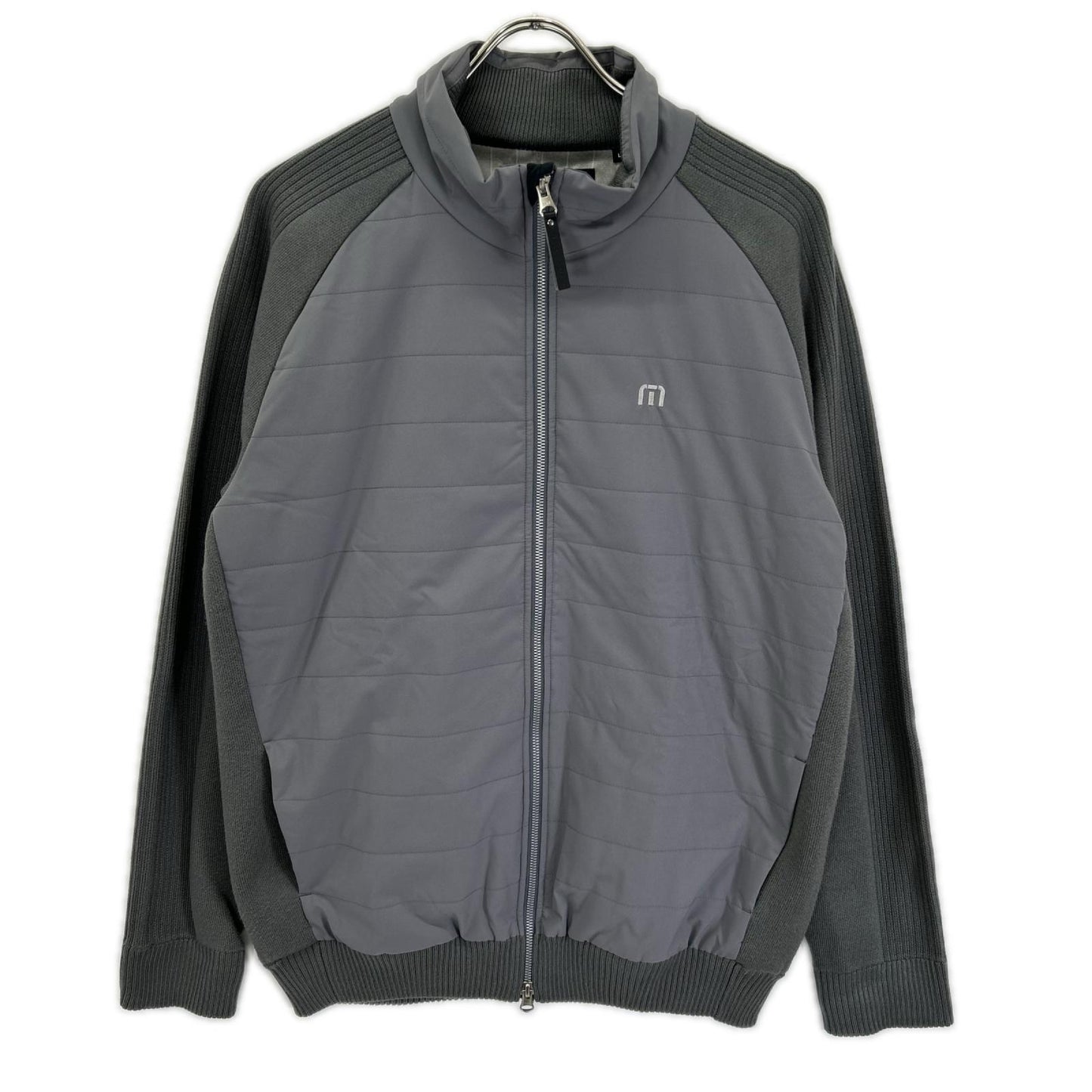 Travis Mathew トラヴィスマシュー 7AK039 グレー ハイブリッド ニットインサレーション ジャケット ジャケット