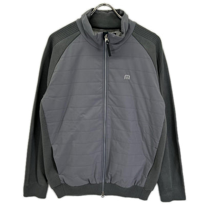 Travis Mathew トラヴィスマシュー 7AK039 グレー ハイブリッド ニットインサレーション ジャケット ジャケット