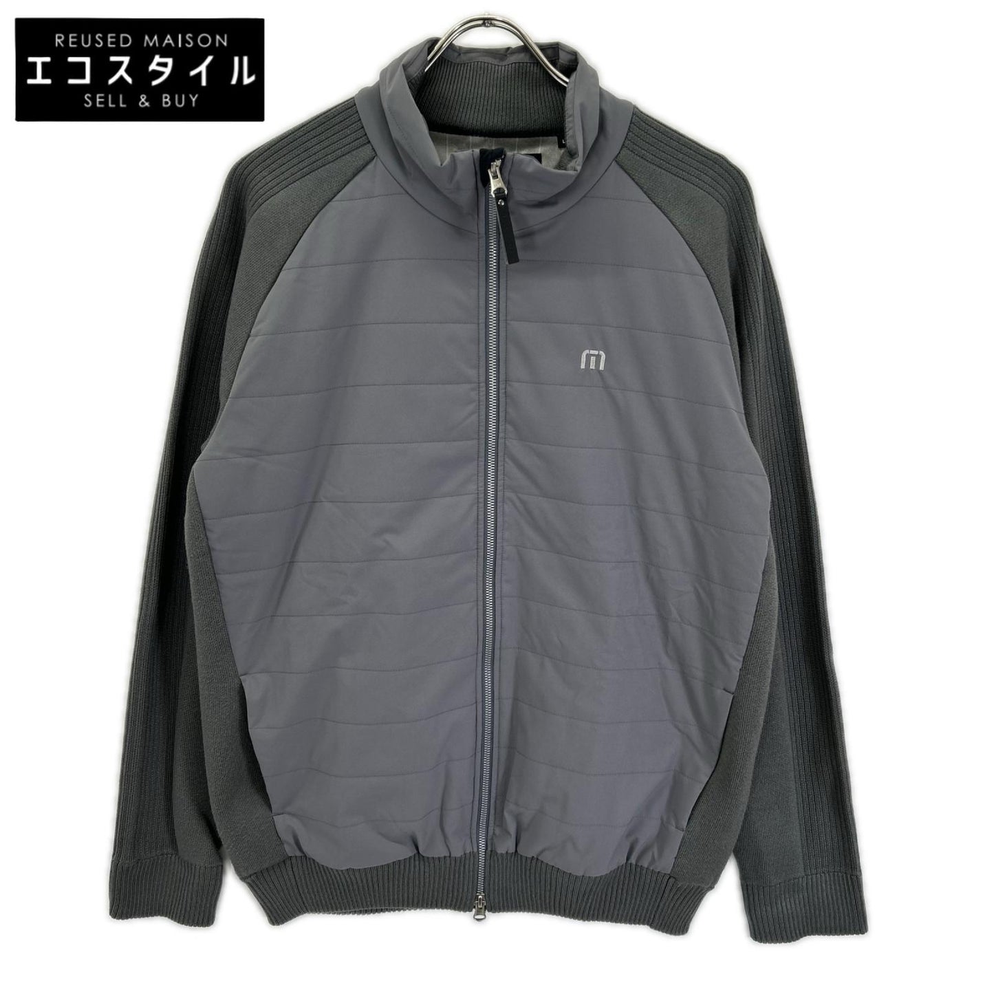 Travis Mathew トラヴィスマシュー 7AK039 グレー ハイブリッド ニットインサレーション ジャケット ジャケット