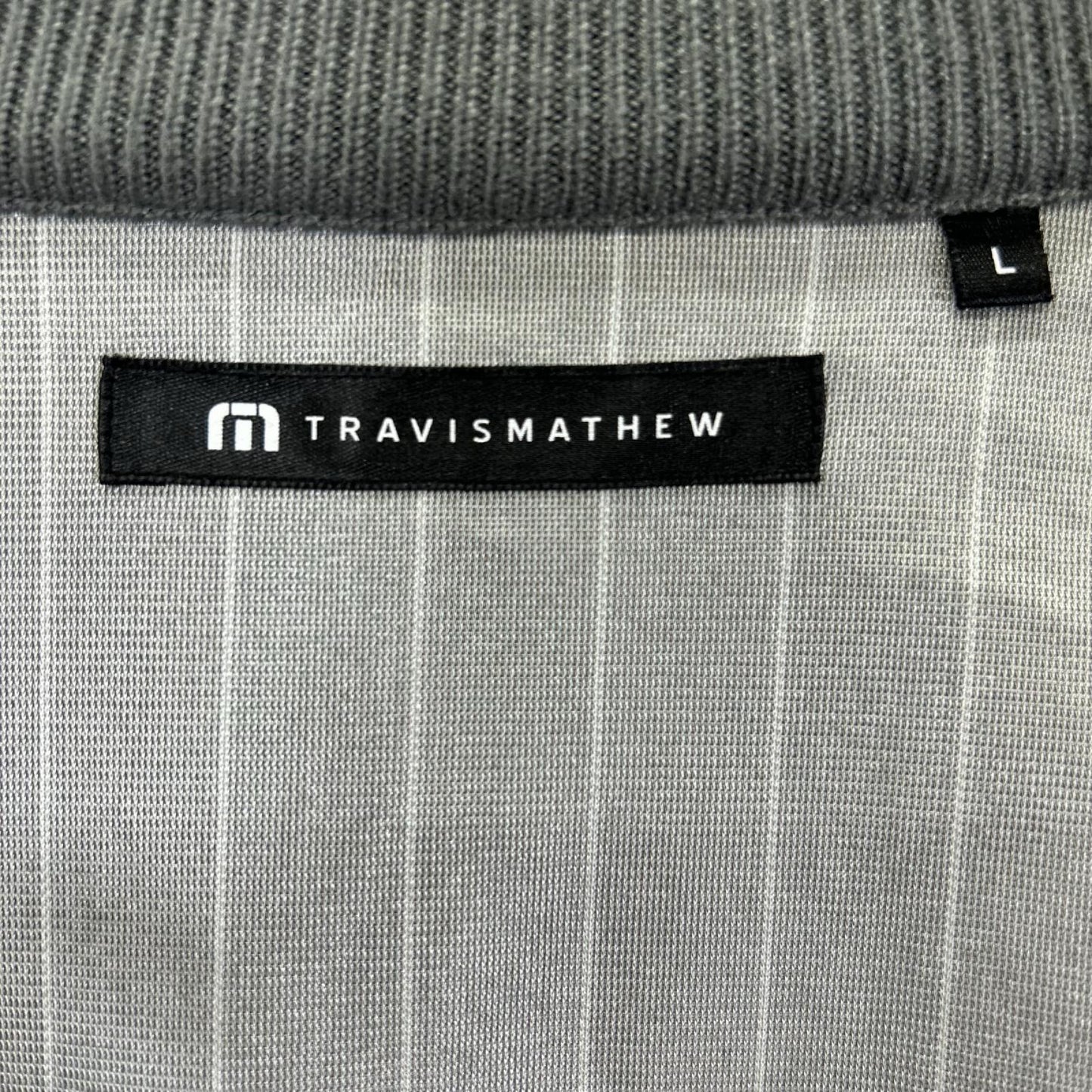 Travis Mathew トラヴィスマシュー 7AK039 グレー ハイブリッド ニットインサレーション ジャケット ジャケット