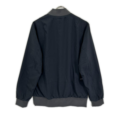 Travis Mathew 7AJ061 Black×Palm Tree Reversible Bomber Jacket Jacket